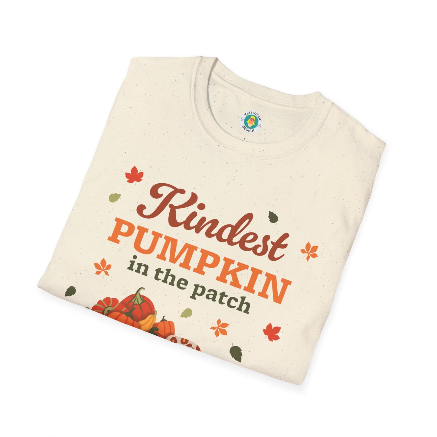 Custom Name Fall Unisex T-Shirt - Kindest Pumpkin in the Patch