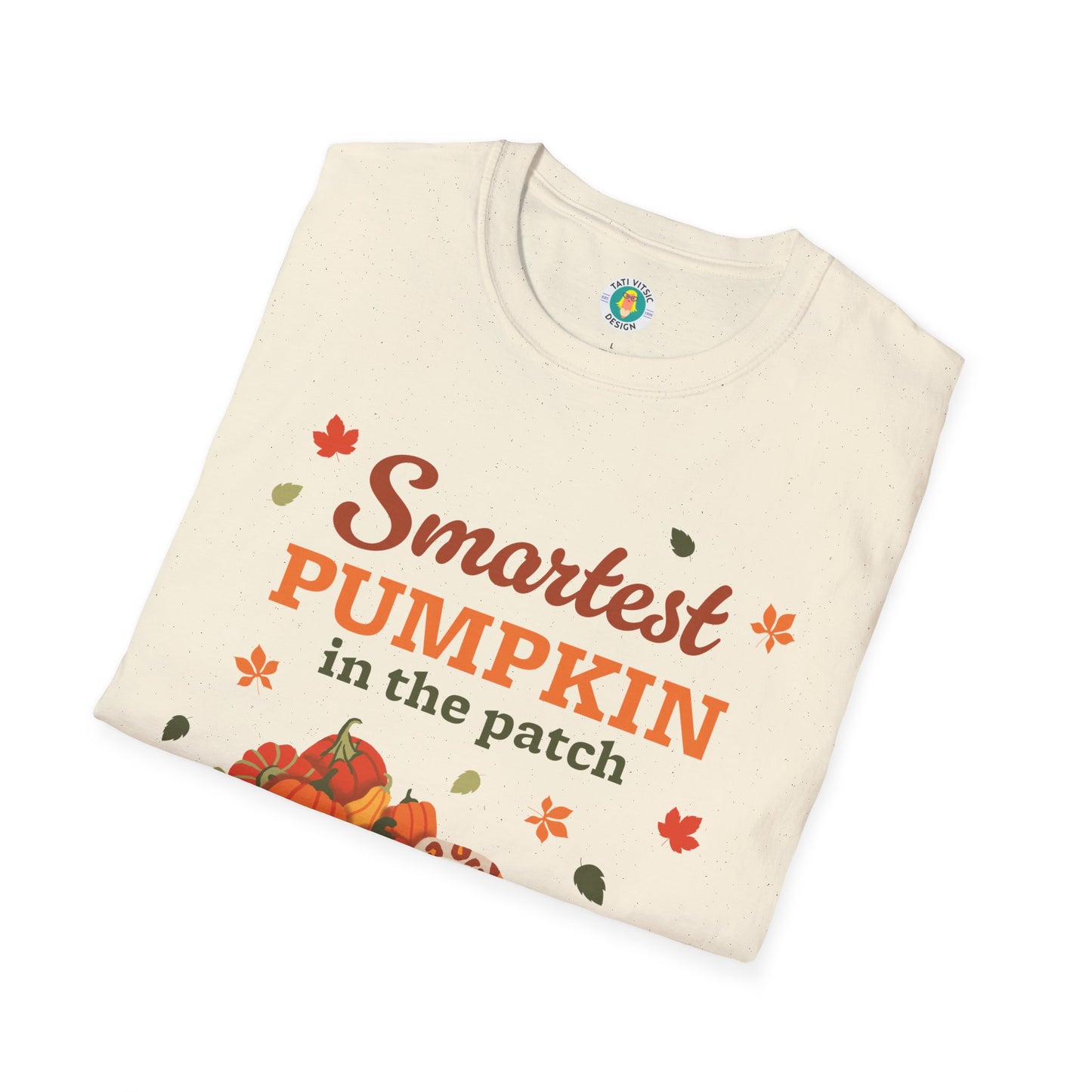 Custom Name Fall Unisex T-Shirt - Smartest Pumpkin in the Patch