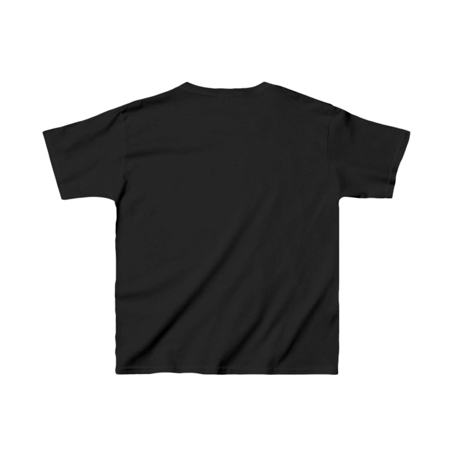 Camiseta infantil de algodão pesado com nome personalizado Halloween Trick or Boo